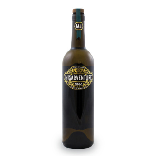 One bottle of Misadventure Vodka